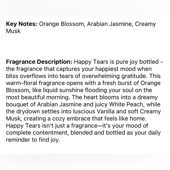 🌸 5 SENS Happy Tears